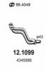 FIAT 4345886 Exhaust Pipe
